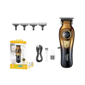 Máquina Trimmer Profesional Kemei KM-1677 Inalámbrica