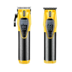 Kit Profesional Barbería Kemei KM-8561 Clipper y Trimmer