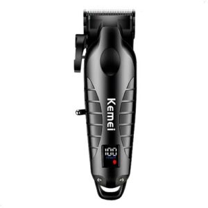 Máquina de Corte Clipper de Barbería Profesional Kemei KM-2290 Inalámbrica