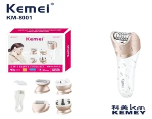 Depiladora Kemei KM-8001 5 en 1 Recargable