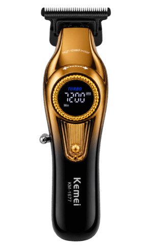 Patillera Trimmer Profesional Kemei KM-1677 Inalámbrica