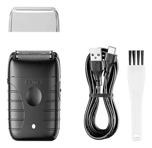 Kit Profesional Barbería Kemei KM-1827 Clipper y Trimmer + Rasuradora Shaver Profesional Kemei KM-T95 - Imagen 4