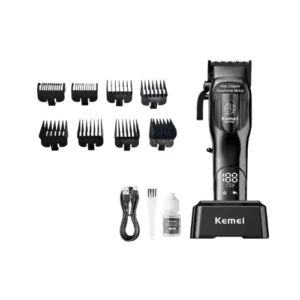 Máquina de Barbería Profesional Kemei KM-1766 Inalámbrica