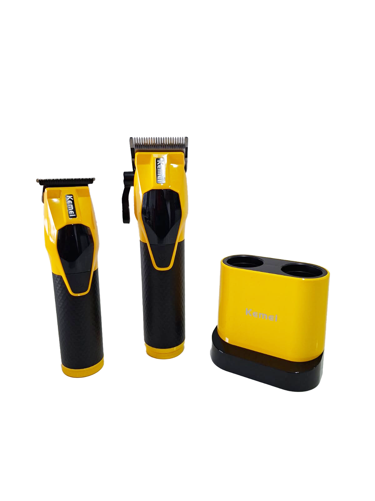 Kit Profesional Barbería Kemei KM-8561 Clipper y Trimmer + Rasuradora Shaver Profesional Kemei KM-T95 - Imagen 4